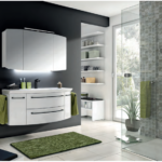 Cassca Vanity Unit 1290mm With Mirror Cabinet - White High Gloss