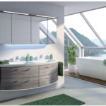 Cassca Double Vanity Unit 1530mm With Mirror Cabinet - Sangallo Grey