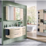 Contea Vanity Unit 1167mm, Side Units 900mm & Mirror - Polar Pine