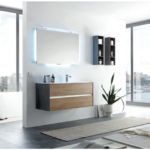 Series 6010 Vanity Unit 1200mm With Mirror - Riviera Oak