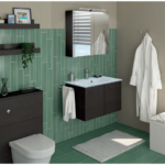 Series 6110 Vanity Unit 790mm, WC Unit & Mirror Cabinet - Maroni