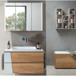 Series 7040 Vanity Unit 920mm & Mirror Cabinet - Halifax oak