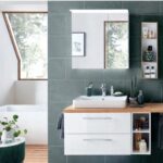 Series 9005 Vanity Unit 1130mm & Mirror Cabinet - Snow White