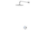 Quartz Classic Smart Digital Shower Concealed with Fixed Wall Head (Gravity Pumped)