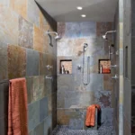 Brazilian Multicolour Calibrated Riven Slate(300 x 300 x 10 mm) Per m²