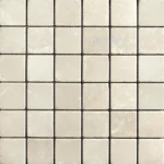 Olympus Creme Tumbled Marble Mosaic(48 x 48 mm)