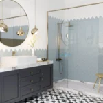 Soho Cloud Blue Metro Tile(75 x 150 x 7 mm) Per m²
